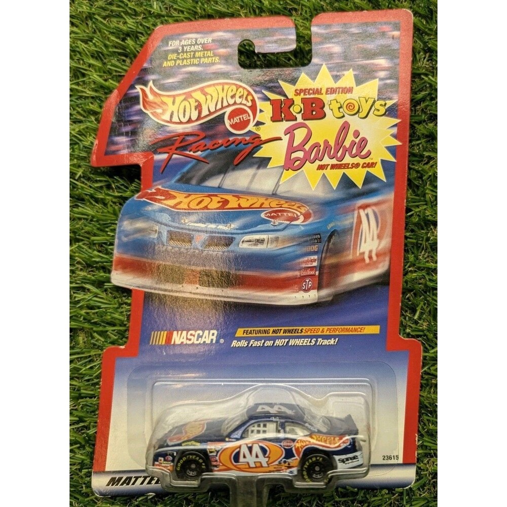 Hot Wheels 1998 Kyle Petty #44 Racing KB Toys Barbie Die-Cast Car 1:64 Scale